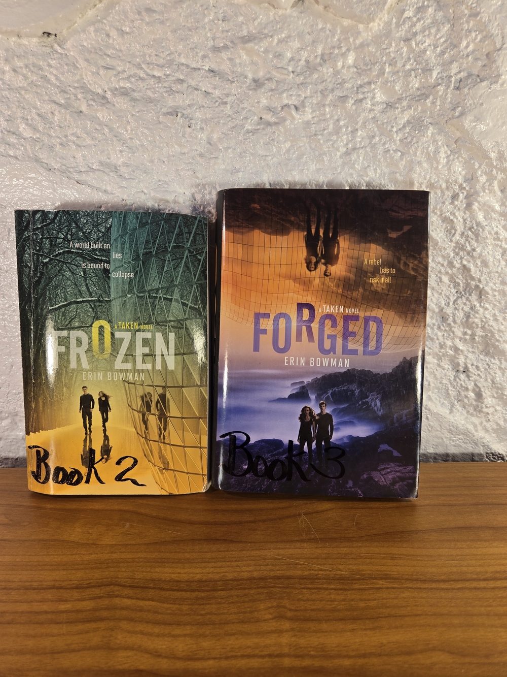 Taken Series Trilogy * PB Books #2-3 by Erin Bowman FROZEN FORGED